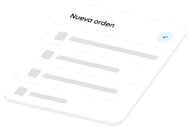 Detalle de una orden en curso